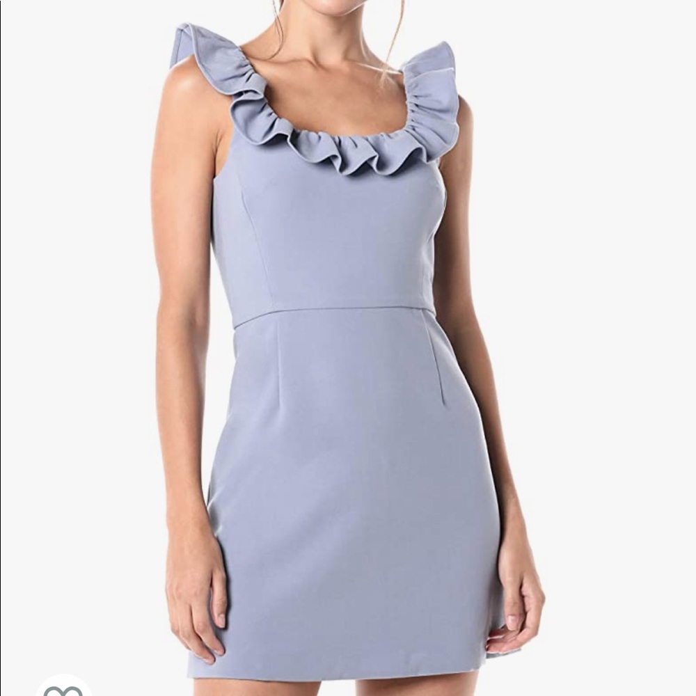 French Connection Whisper Ruffle Minidress Size 10
